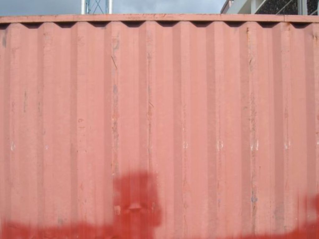 港口集装箱货柜，shipping container side wall
