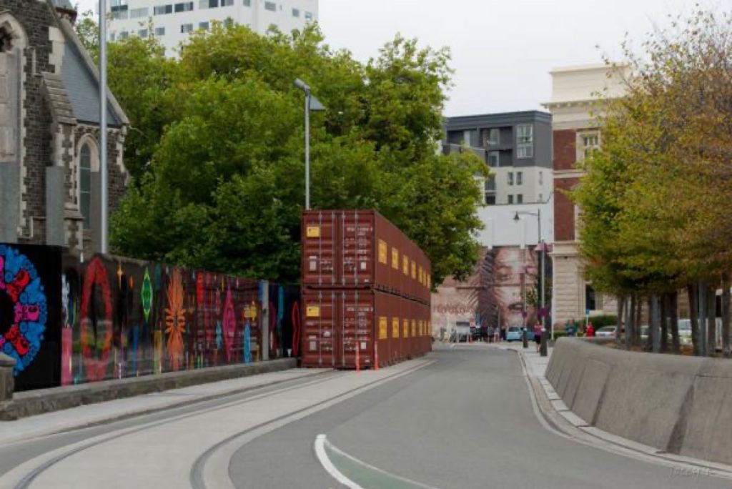 港口集装箱货柜,Art, Trees and Shipping Containers
