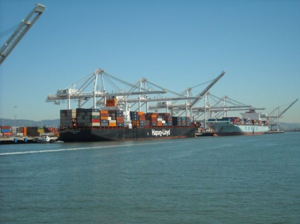 货柜码头，Container Ships @ Port of Oakland