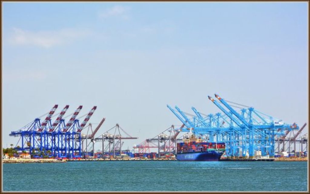 货柜码头，Port of LA