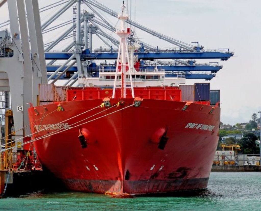 货柜码头，Spirit of Singapore.
