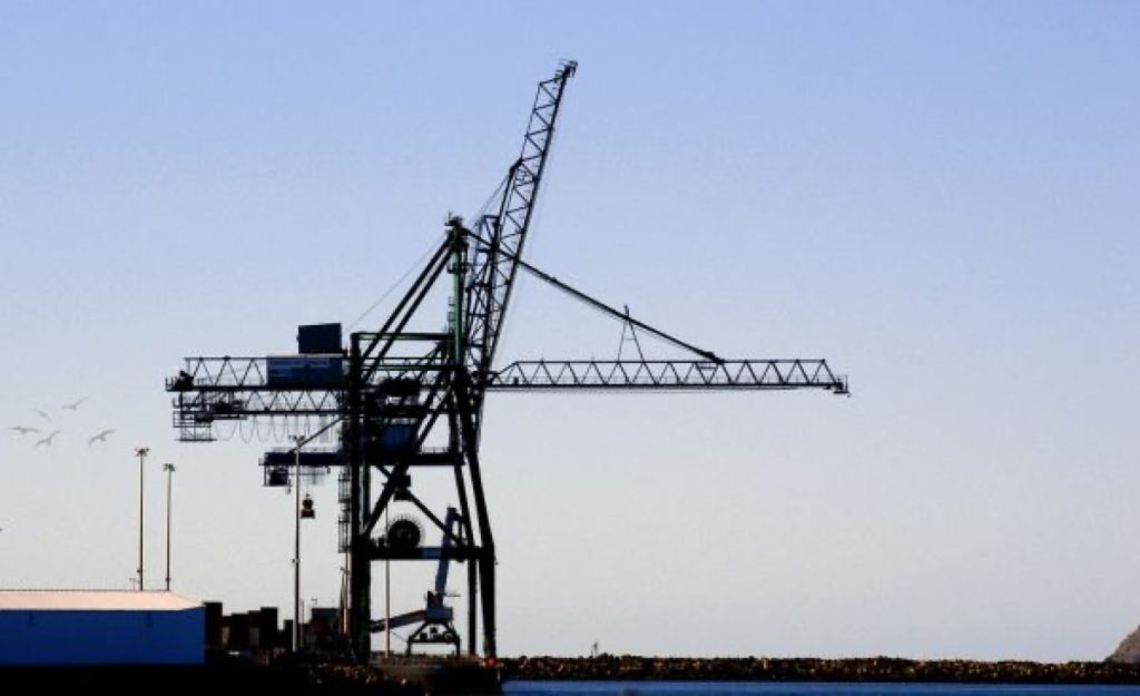 联运集装箱，Container Crane Lyttleton.
