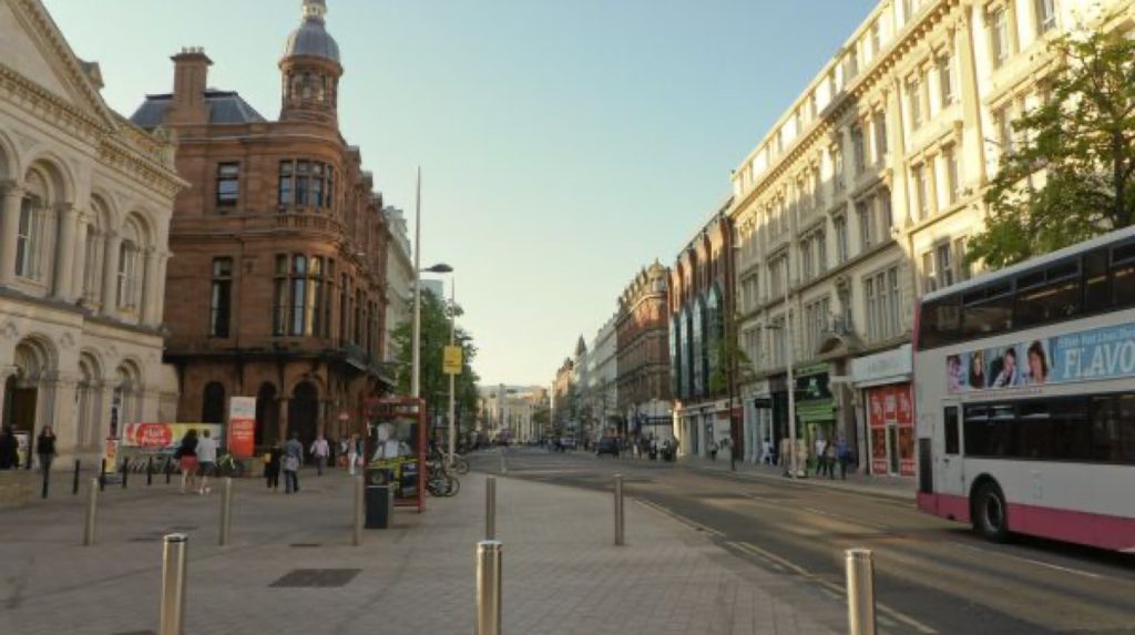 码头货柜船，Royal Avenue Belfast