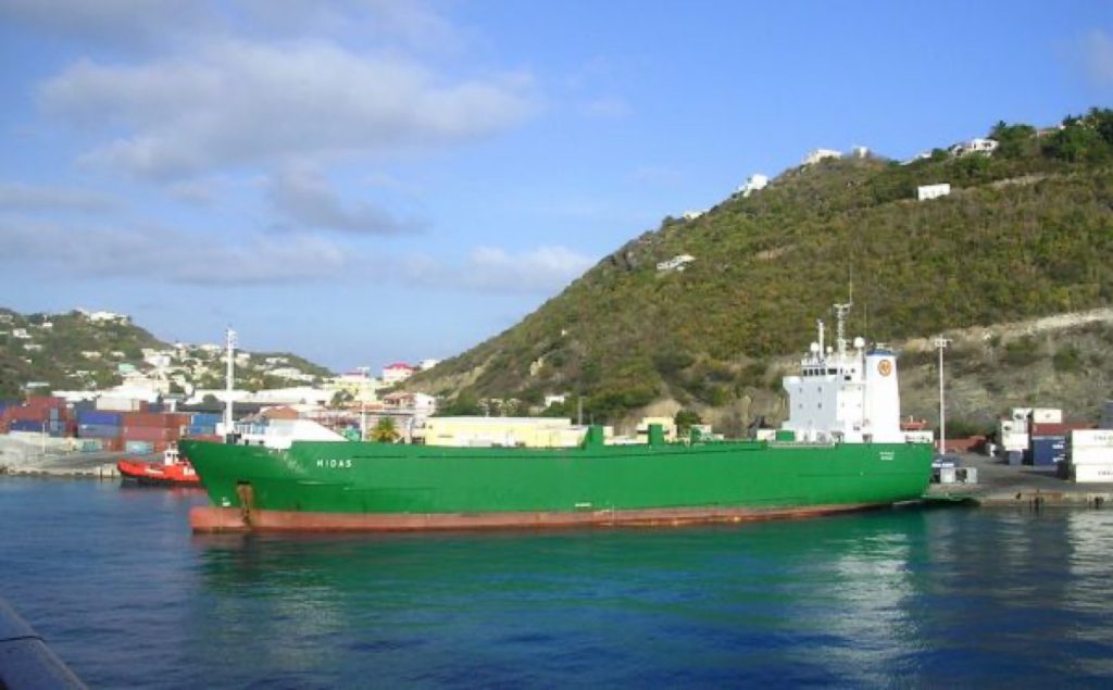 货柜装卸，Philipsburg - 'Ro-Ro' Ship in Container Port