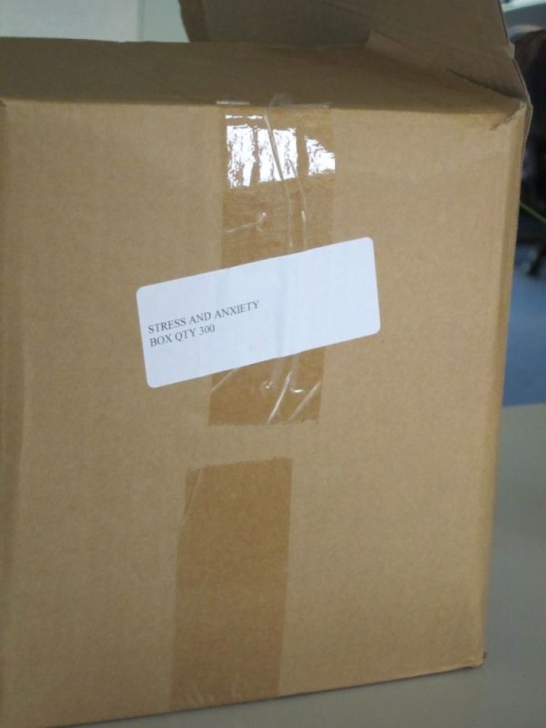 仓库纸箱，Stress and Anxiety box