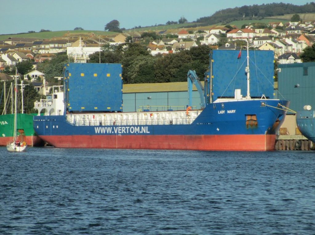 货柜码头，Teignmouth Ships - The MV 'Lady Mary'