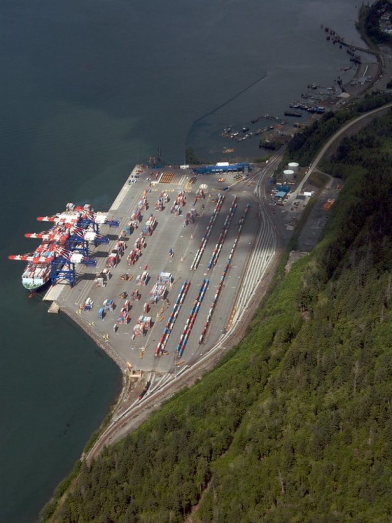 集装箱堆场，Prince Rupert Container Terminal