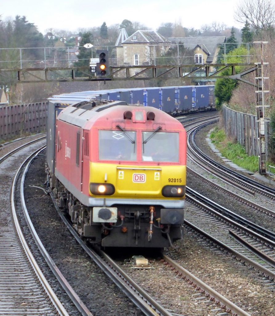 联运集装箱，92015 Intermodal containers Wembley to Dollands Moor 4B45 (Ripple Lane to Wroclaw Poland)