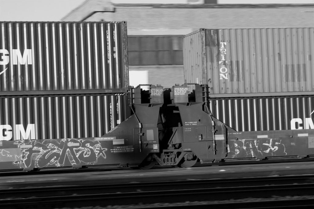 联运集装箱，Intermodal container stacks, Wichita Falls TX