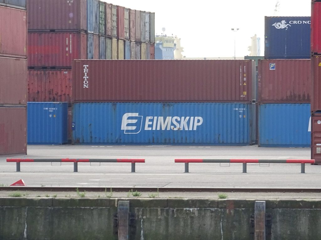 港口集装箱货柜,Shipping container - Eimskip - Port of Rotterdam - 2017 - 2.jpg