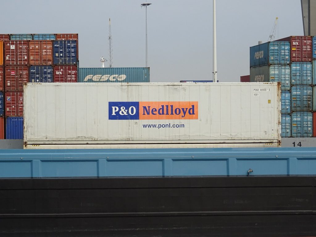 港口集装箱货柜，Shipping container - P&O Nedlloyd - Port of Rotterdam - 2017 - 1.jpg