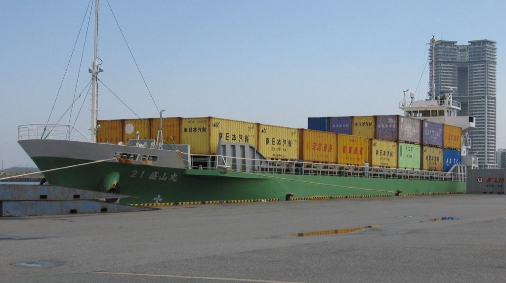 集装箱堆场，Container terminal = 福岡／香椎パークポート【 Pictures taken in Japan 】--②.jpg