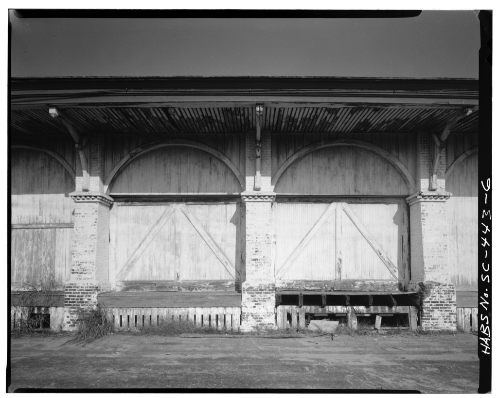 装货月台，LOADING DOCK DETAIL, WEST SIDE - Atlantic Coast Line Railroad Freight Station, C
